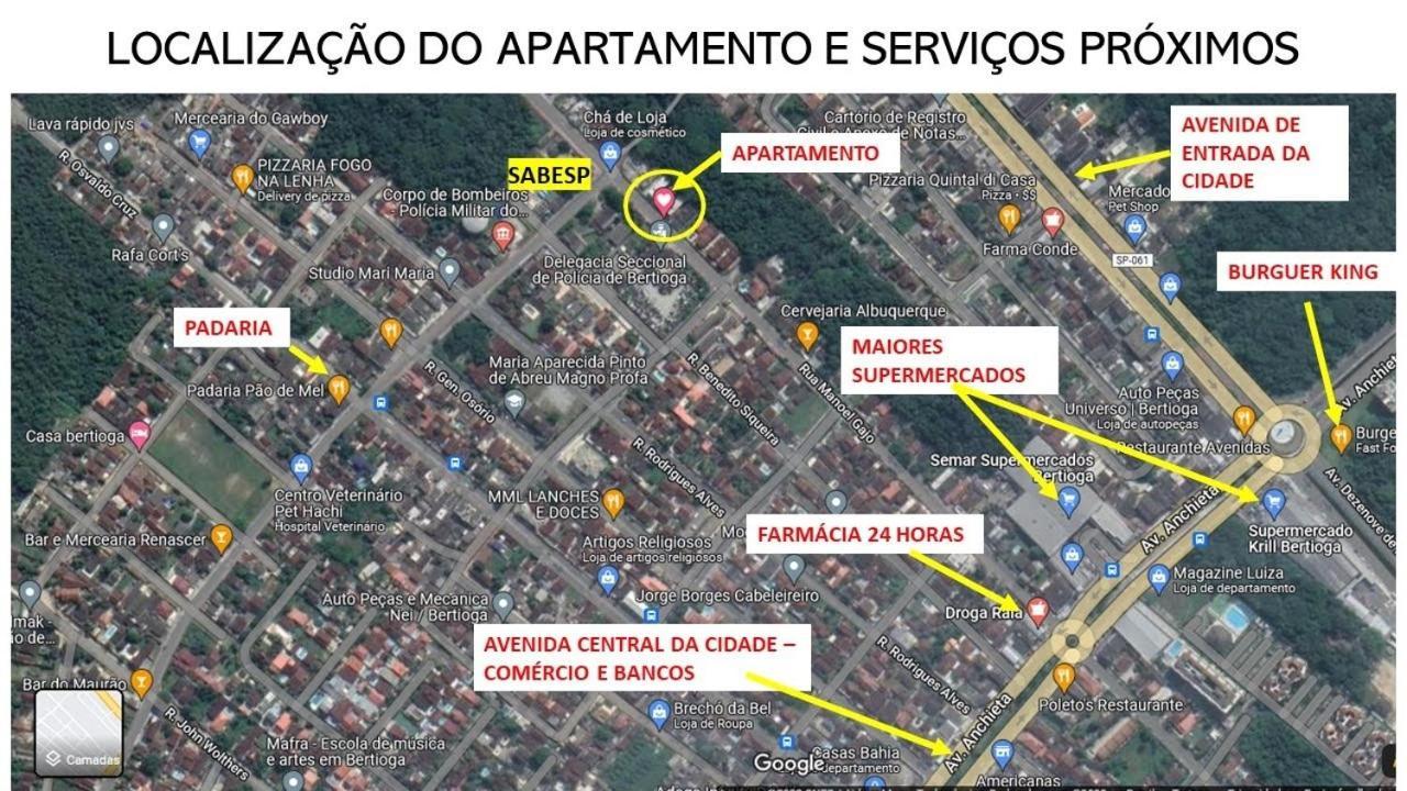 Apartamento No Centro De Bertioga Daire Dış mekan fotoğraf